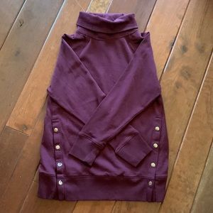 Purple cowl neck Maurice’s sweatshirt